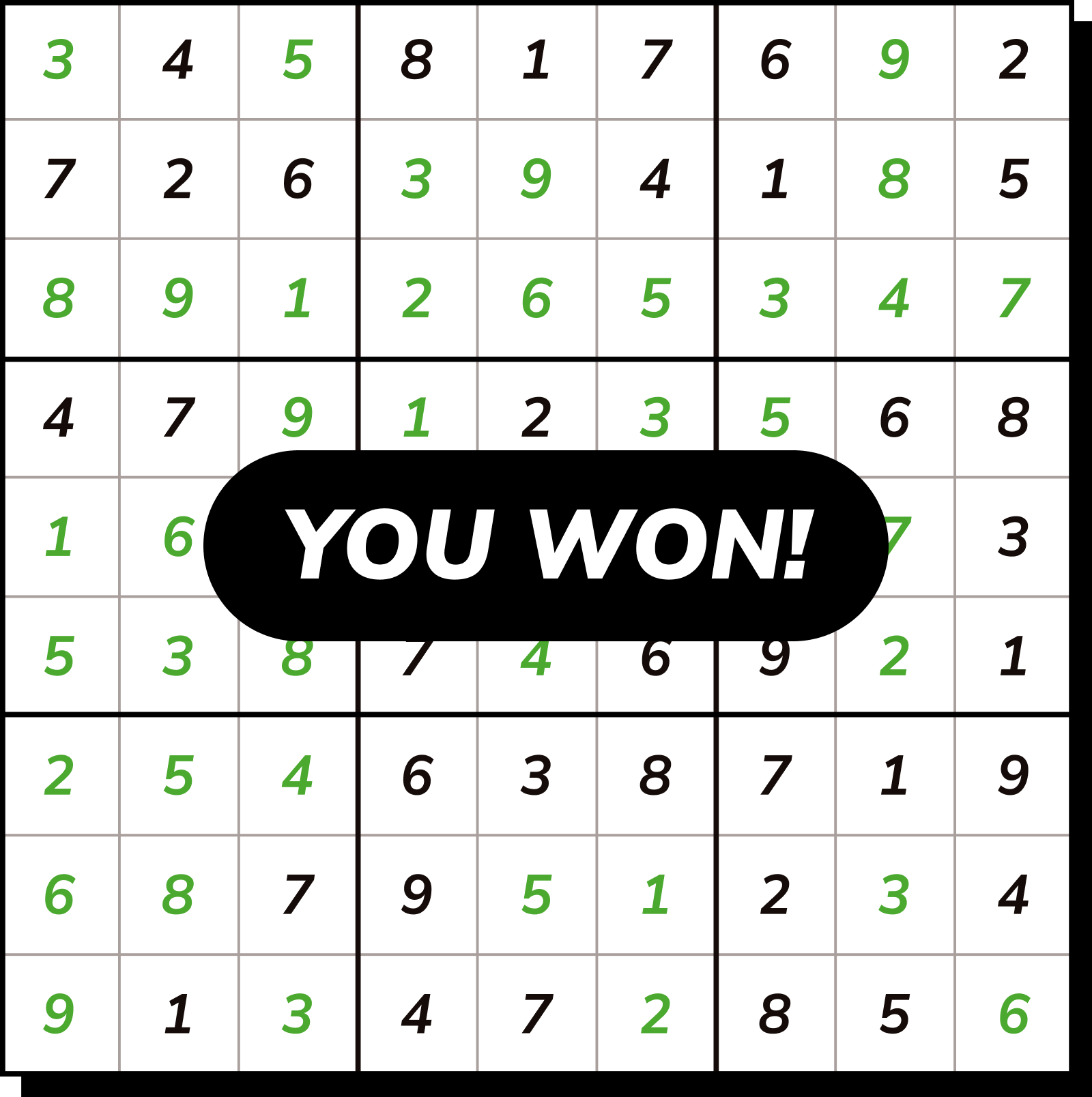 पंक्तियों, स्तंभों या सबग्रिड से शुरू करें